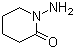 结构式 CAS# 31967-09-6, 1-氨基-2-哌啶酮