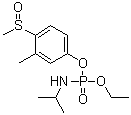 structure of CAS# 31972-43-7, Fenamiphos sulfoxide;Bay 68138 sulfoxide; O-Ethyl O-[4-(methylsulfinyl)-m-tolyl]isopropylphosphoramidate