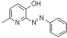 6-甲基-2-(2-苯基偶氮)-3-吡啶醇分子结构 (CAS 31993-01-8)