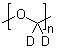 Poly(oxymethylene-d<sub>2</sub>) molecular structure (CAS 32008-59-6)