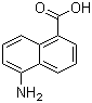 5-氨基萘-1-甲酸分子结构 (CAS 32018-88-5)