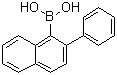 structure of CAS# 320381-26-8, (2-Phenyl-1-naphthalenyl)boronic acid