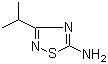 结构式 CAS# 32039-21-7, 5-氨基-3-异丙基-1,2,4-噻二唑