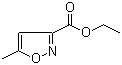 5-甲基异恶唑-3-甲酸乙酯分子结构 (CAS 3209-72-1)