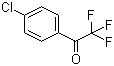 4'-氯-2,2,2-三氟苯乙酮分子结构 (CAS 321-37-9)