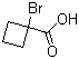 1-溴环丁烷甲酸分子结构 (CAS 32122-23-9)