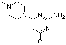 4-Chloro-6-(4-methylpiperazin-1-yl)pyrimidin-2-amine molecular structure (CAS 322691-38-3)