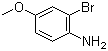 2-Bromo-4-methoxyaniline molecular structure (CAS 32338-02-6)