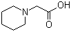 1-Piperidineacetic acid molecular structure (CAS 3235-67-4)