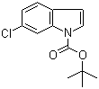 6-Chloroindole-1-carboxylic acid tert-butyl ester molecular structure (CAS 323580-68-3)