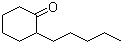 结构式 CAS# 32362-97-3, 2-戊基环己-1-酮