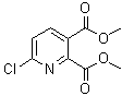 结构式 CAS# 32383-03-2, 6-氯-2,3-吡啶二甲酸二甲酯