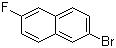 structure of CAS# 324-41-4, 2-Bromo-6-fluoronaphthalene