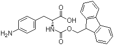 4-Amino-N-[(9H-fluoren-9-ylmethoxy)carbonyl]-D-phenylalanine molecular structure (CAS 324017-21-2)