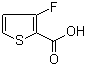 3-氟-2-噻吩羧酸分子结构 (CAS 32431-84-8)