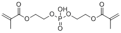 structure of CAS# 32435-46-4, Bis(2-(methacryloyloxy)ethyl) phosphate;2-[hydroxy-[2-(2-methylprop-2-enoyloxy)ethoxy]phosphoryl]oxyethyl 2-methylprop-2-enoate