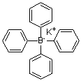 四苯基硼酸钾分子结构 (CAS 3244-41-5)