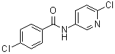 structure of CAS# 325457-99-6, 4-Chloro-N-(6-chloro-3-pyridinyl)benzamide