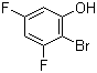 structure of CAS# 325486-43-9, 2-Bromo-3,5-difluorophenol