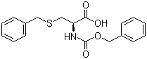 结构式 CAS# 3257-18-9, N-苄氧羰基-S-苄基-L-半胱氨酸