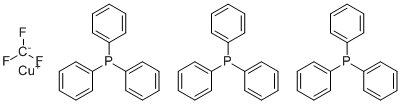 structure of CAS# 325810-07-9, (Trifluoromethyl)tris(triphenylphosphine)copper(I)