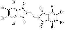 N,N-Ethylene-bis(tetrabromophthalimide) molecular structure (CAS 32588-76-4)