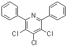 3,4,5-三氯-2,6-二苯基吡啶分子结构 (CAS 32618-35-2)