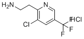 2-[3-Chloro-5-(trifluoromethyl)pyridin-2-yl]ethanamine hydrochloride molecular structure (CAS 326816-37-9)
