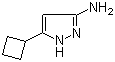3-Amino-5-cyclobutyl-1H-pyrazole molecular structure (CAS 326827-21-8)