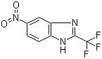 结构式 CAS# 327-19-5, 5-硝基-2-(三氟甲基)-1H-苯并咪唑