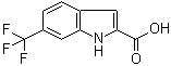6-(三氟甲基)-1H-吲哚-2-羧酸分子结构 (CAS 327-20-8)