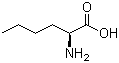 structure of CAS# 327-57-1, L-Norleucine;alpha-Aminocaproic acid; L-2-Aminohexanoic acid; (S)-2-Aminocaproic acid
