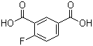 4-氟苯-1,3-二甲酸分子结构 (CAS 327-95-7)