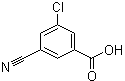 3-Chloro-5-cyanobenzoic acid molecular structure (CAS 327056-71-3)
