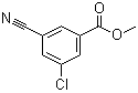 Methyl 3-chloro-5-cyanobenzoate molecular structure (CAS 327056-72-4)