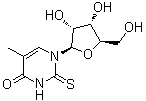 2-Thio-5-methyluridine molecular structure (CAS 32738-09-3)