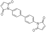 4,4'-二(马来酰亚胺基)-1,1'-联苯分子结构 (CAS 3278-30-6)