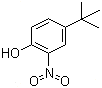 structure of CAS# 3279-07-0, 4-tert-Butyl-2-nitrophenol;2-Nitro-4-tert-butylphenol