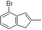 4-Bromo-2-methyl-1H-indene molecular structure (CAS 328085-65-0)