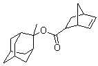 2-甲基金刚烷-2-基 二环[2.2.1]庚-5-烯-2-甲酸酯分子结构 (CAS 328087-85-0)