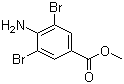 Methyl 4-amino-3,5-dibromobenzoate molecular structure (CAS 3282-10-8)