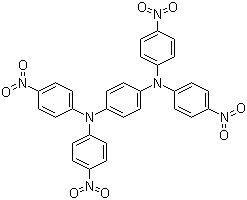 N,N,N',N'-四(对硝基苯基)对苯二胺分子结构 (CAS 3283-05-4)