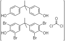 四溴双酚-A 聚碳酸酯分子结构 (CAS 32844-27-2)