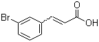 3-溴肉桂酸分子结构 (CAS 32862-97-8)