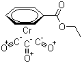 structure of CAS# 32874-26-3, (Benzoic acid)chromium tricarbonyl ethyl ester;(Ethyl benzoate)tricarbonylchromium