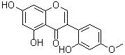 5,7,2'-三羟基-4'-甲氧基异黄酮分子结构 (CAS 32884-35-8)