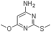 6-Amino-4-methoxy-2-methylthiouracil molecular structure (CAS 3289-53-0)