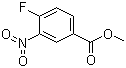 结构式 CAS# 329-59-9, 4-氟-3-硝基苯甲酸甲酯