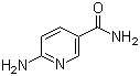 结构式 CAS# 329-89-5, 6-氨基烟酰胺; 6-氨基-3-吡啶甲酰胺; 2-氨基吡啶-5-甲酰胺