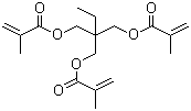 三羟甲基丙烷三甲基丙烯酸酯分子结构 (CAS 3290-92-4)